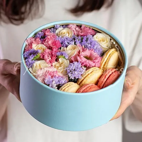 Коробки с макарун Корзина Южное море