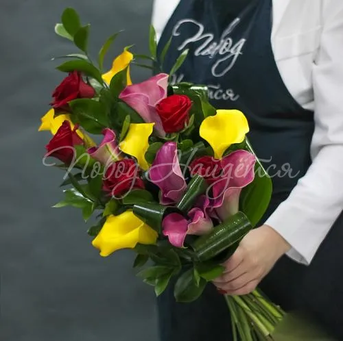 КАЛЛЫ Букет Огни большого города