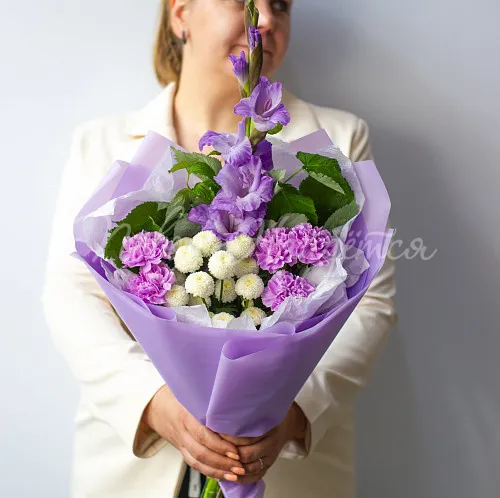 ГЛАДИОЛУСЫ Букет Теплая дружба