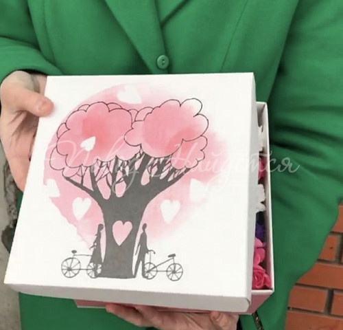 Коробки с макарун Корзина Сладкий комплимент