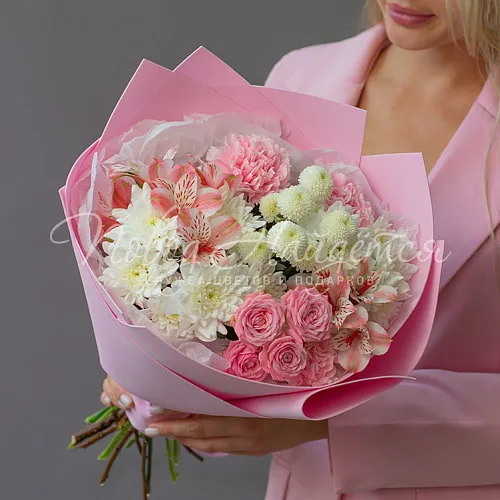 Букеты Букет Малиновое мороженое