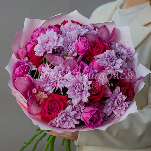 Цветы Букет Яркий бал