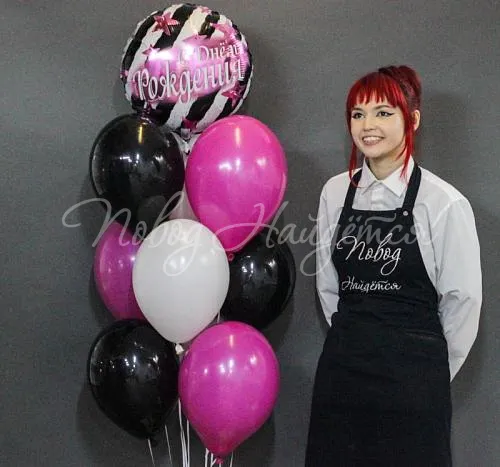 Обычные шары, облака из шаров Облако шаров "Лучший праздник"