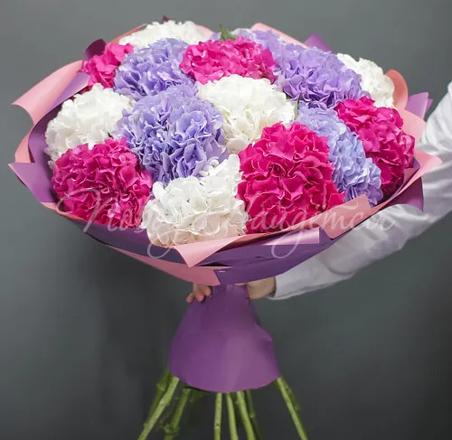 Цветы Букет Огни ночного города