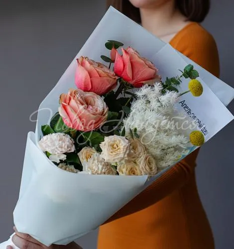 Дизайнерские букеты Букет Огненный закат