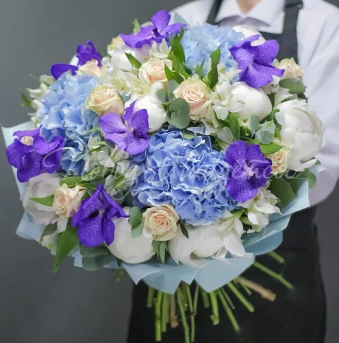 Цветы Букет Сладкий июнь