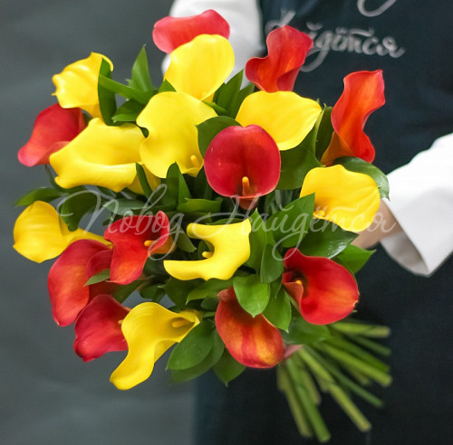 КАЛЛЫ Букет Факел любви