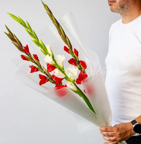 ГЛАДИОЛУСЫ Букет Зарра