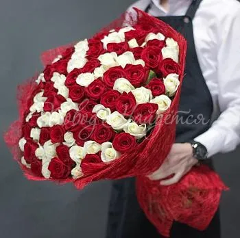 101 роза Букет Увлечение