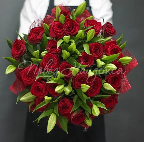 РОЗЫ Букет Тайм Сквер