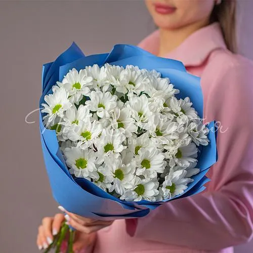 ХРИЗАНТЕМЫ Букет Белая фантазия