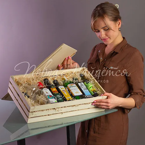 Подарочные корзины Корзина Набор масел