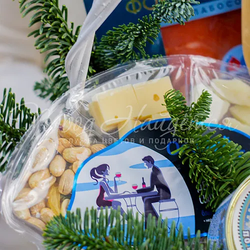 Подарочные корзины Добрый снеговик