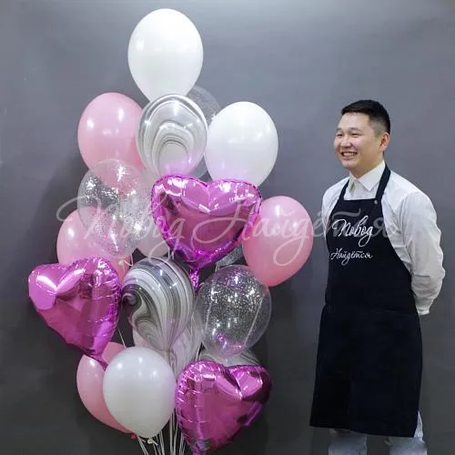 Обычные шары, облака из шаров Облако шаров "Перламутр"