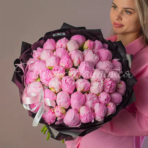 ПИОНЫ Букет Удачный поворот