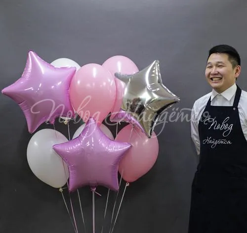 Обычные шары, облака из шаров Облако шаров "Нежный танец"