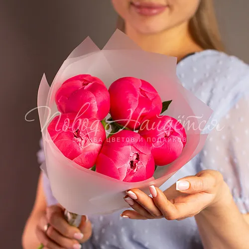 ПИОНЫ Букет Мадам Корал