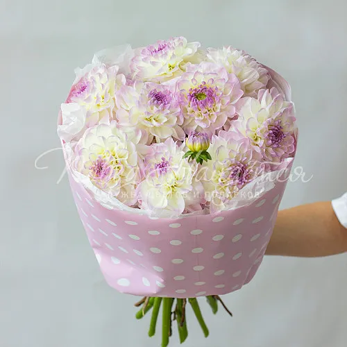 ГЕОРГИНЫ Букет Ягодное лукошко