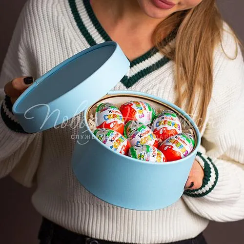 Конфеты, шоколад, KINDER Набор Kinder сюрприз (7шт)