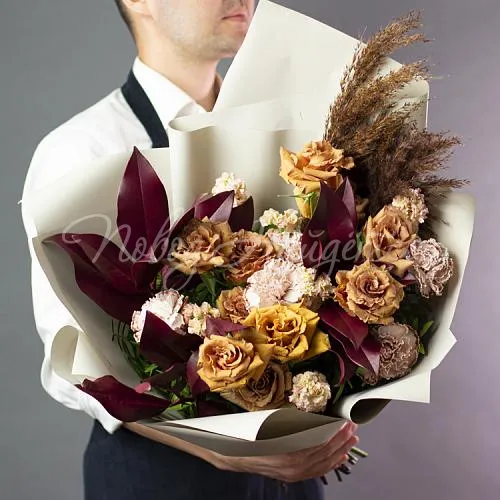 Дизайнерские букеты Букет Бурбон