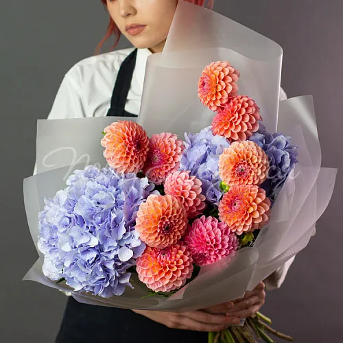 ГЕОРГИНЫ Букет Творческий тандем