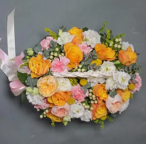 Пионовидные розы Букет Женское счастье