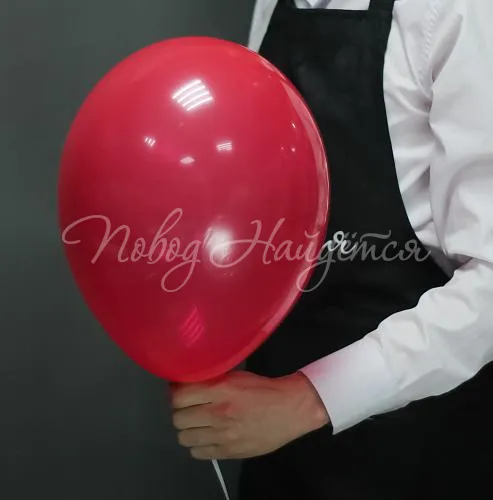 Обычные шары, облака из шаров Красный, 30 см