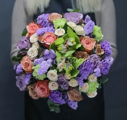 Букет с ОРХИДЕЯМИ Букет Каскад чувств