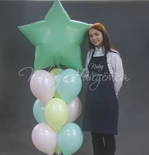 Обычные шары, облака из шаров Облако шаров"Звезда морей"