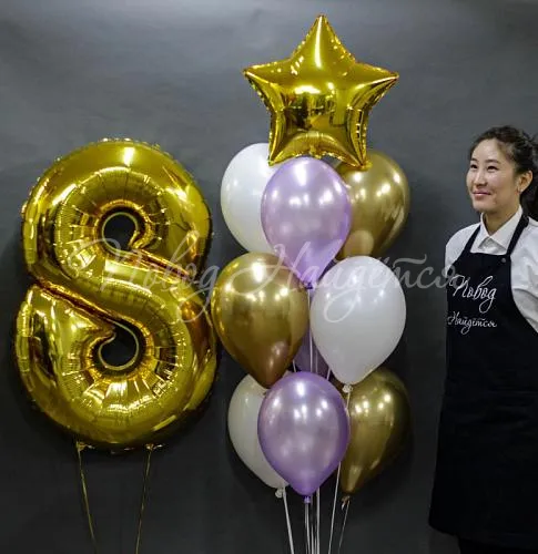 Шары Шары Облако шаров "Восьмилетие"