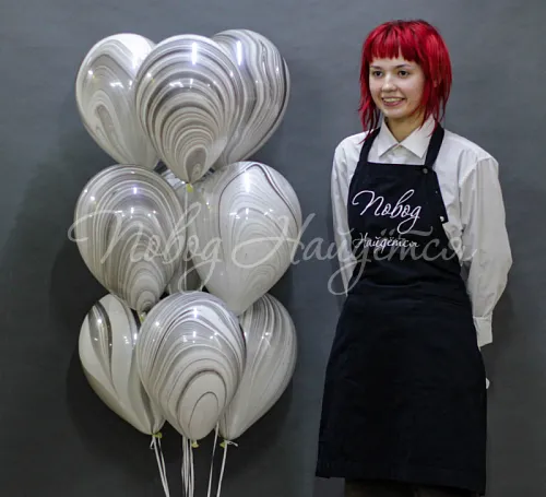 Воздушные шары Облако шаров "Мраморный"