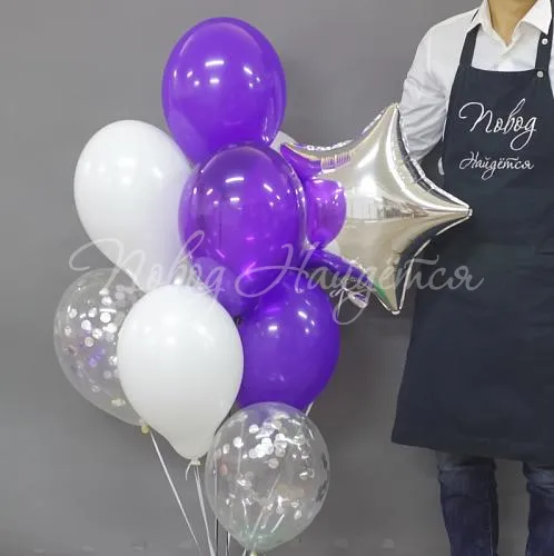 Обычные шары, облака из шаров облако шаров "Незабываемый"