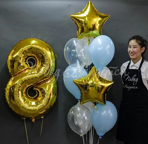 Шары Шары Облако шаров" Взрослый мальчик"