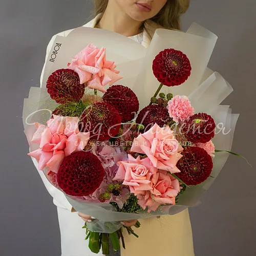 ГЕОРГИНЫ Букет Агент красоты