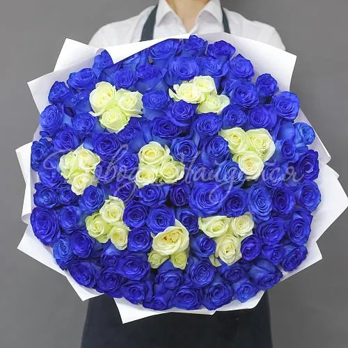 101 роза Букет Шамони