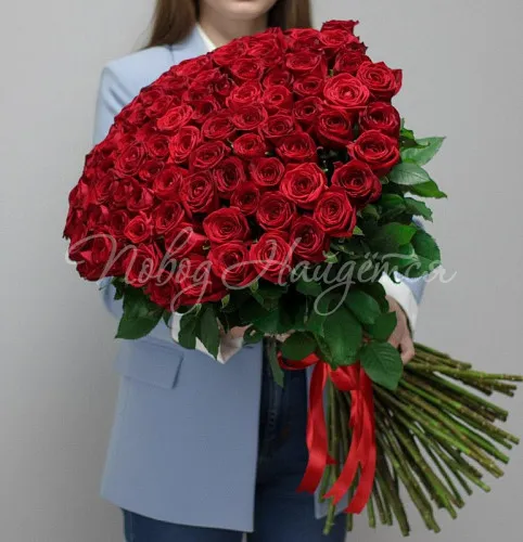 101 роза Букет Больше слов