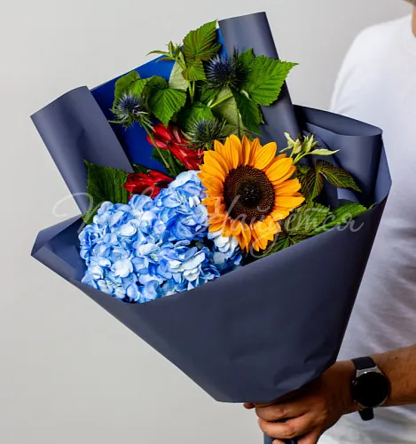 ПОДСОЛНУХИ Букет Верю в чудо!