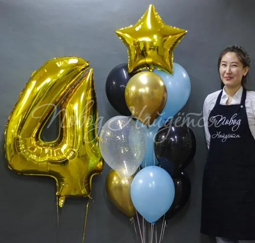 Шары Шары Облако шаров "Маленький супергерой"