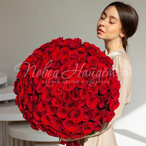 101 роза Букет Королева