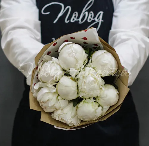 ПИОНЫ Букет Июльский дождь