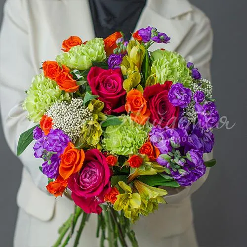 Цветы Букет Искренняя улыбка