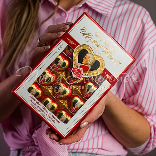 Конфеты, шоколад, KINDER Конфеты Reber Mozart, 150 г