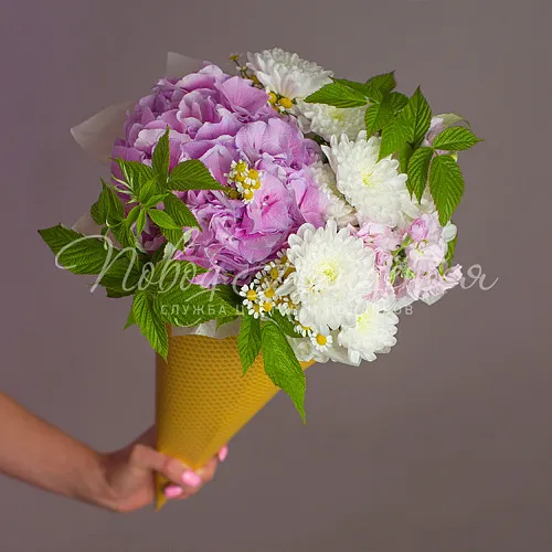 Цветы Букет Ежевичный пломбир