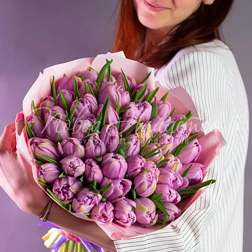 ТЮЛЬПАНЫ Букет Весеннее небо