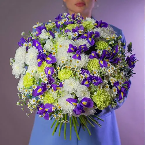 Цветы Букет Загадочные бабочки