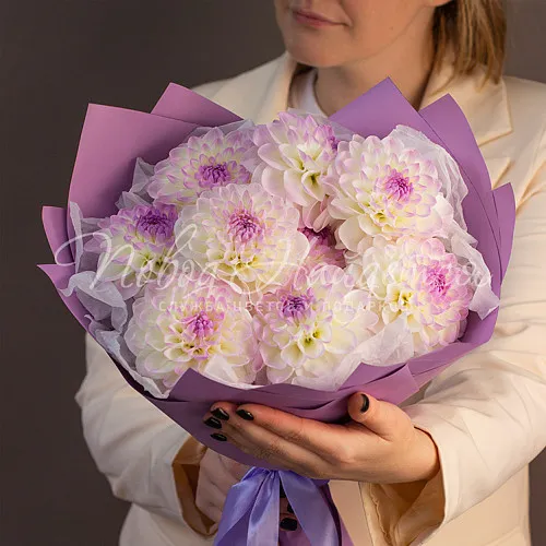 ГЕОРГИНЫ Букет Великолепная девятка