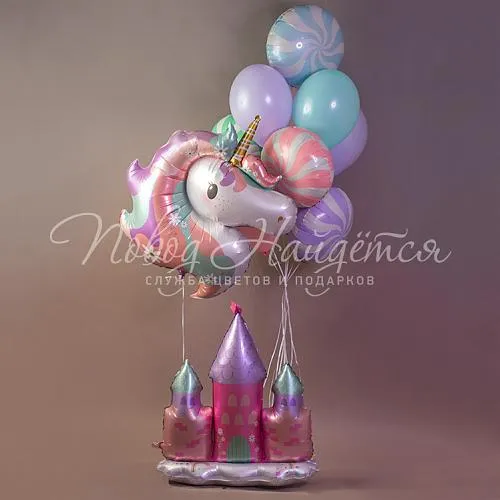 Обычные шары, облака из шаров Облако шаров "Мечта Принцессы"