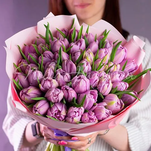 ТЮЛЬПАНЫ Букет Весеннее небо