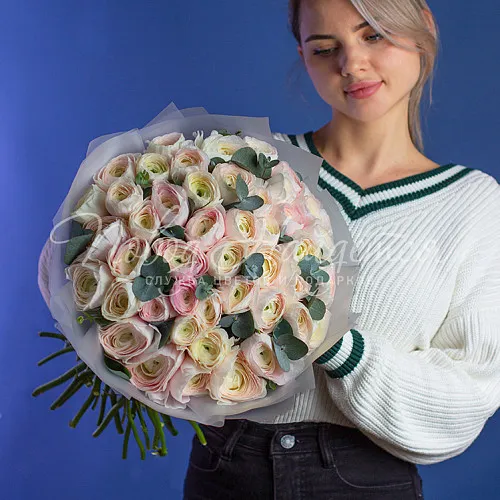 РАНУНКУЛЮСЫ Букет Утренняя свежесть