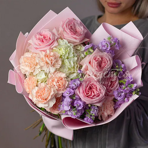 Пионовидные розы Букет Подарю тебе любовь